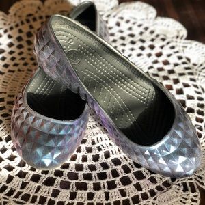 CROCS Super Molded 3D Pyramid Ballet Flat